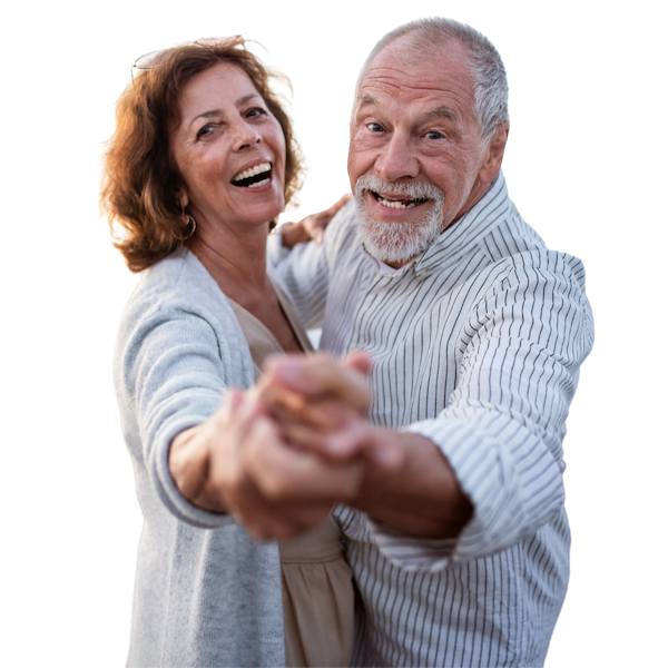 Happy Seniour Couple Dancing in Kissimmee, FL